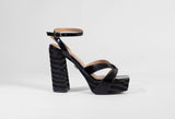 Sky High Platform Sandals Black