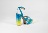 Sky High Platform Sandals Sky Blue