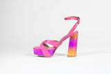 Sky High Platform Sandals Pink Mimosa