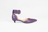 Buckled Kitty Pump Indigo Purple