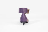 Buckled Kitty Pump Indigo Purple