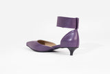 Buckled Kitty Pump Indigo Purple