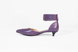 Buckled Kitty Pump Indigo Purple