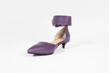 Buckled Kitty Pump Indigo Purple