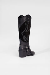 Spade Boots Black