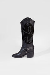 Spade Boots Black