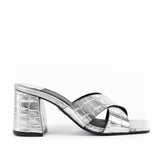 Crossover Mules Silver