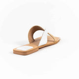 Petal Flat Slippers White