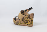 Sahar Wedge Sandals Black
