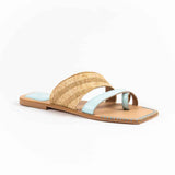 Kira Flat Slippers Blue