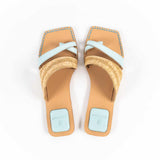 Kira Flat Slippers Blue