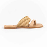 Kira Flat Slippers Nude