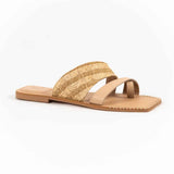 Kira Flat Slippers Nude
