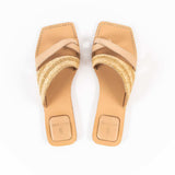 Kira Flat Slippers Nude