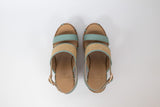 Sahar Wedge Sandals Blue