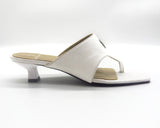 Tide Thong Mules White
