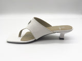 Tide Thong Mules White