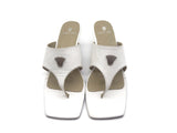 Tide Thong Mules White