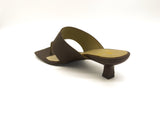 Tide Thong Mules Brown
