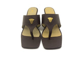 Tide Thong Mules Brown