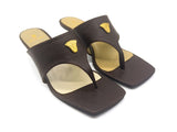 Tide Thong Mules Brown