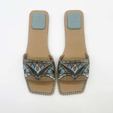 Nile Slippers Blue