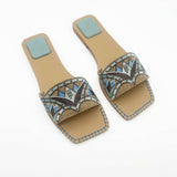 Nile Slippers Blue