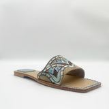 Nile Slippers Blue