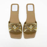 Nile Slippers White