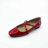 Double Crosser Ballet Flats Red