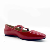Double Crosser Ballet Flats Red