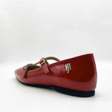 Double Crosser Ballet Flats Red