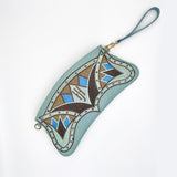 Lotus Clutch Blue