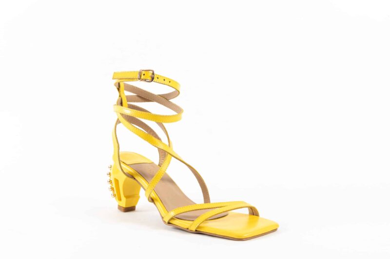 Swirl Sandals Yellow - Image 8