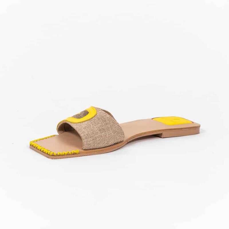 Sahar Slippers Yellow - Image 8