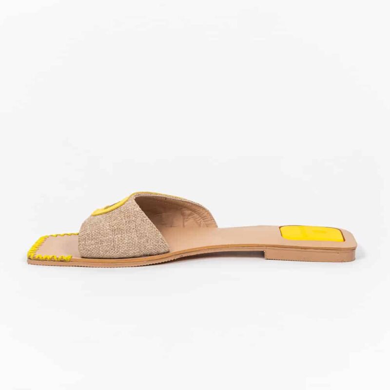 Sahar Slippers Yellow - Image 7