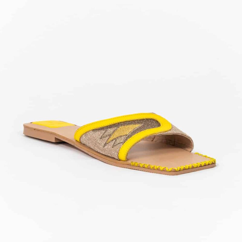 Sahar Slippers Yellow - Image 5