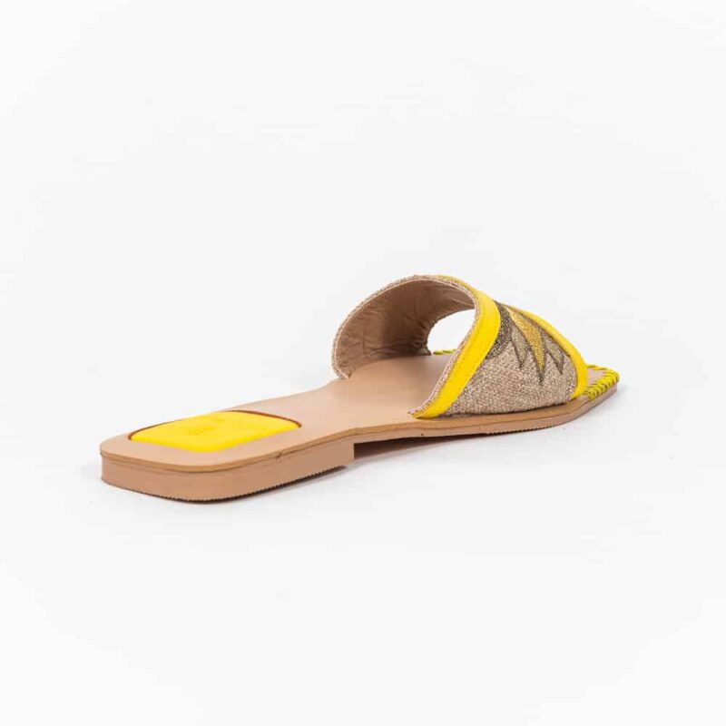 Sahar Slippers Yellow - Image 4