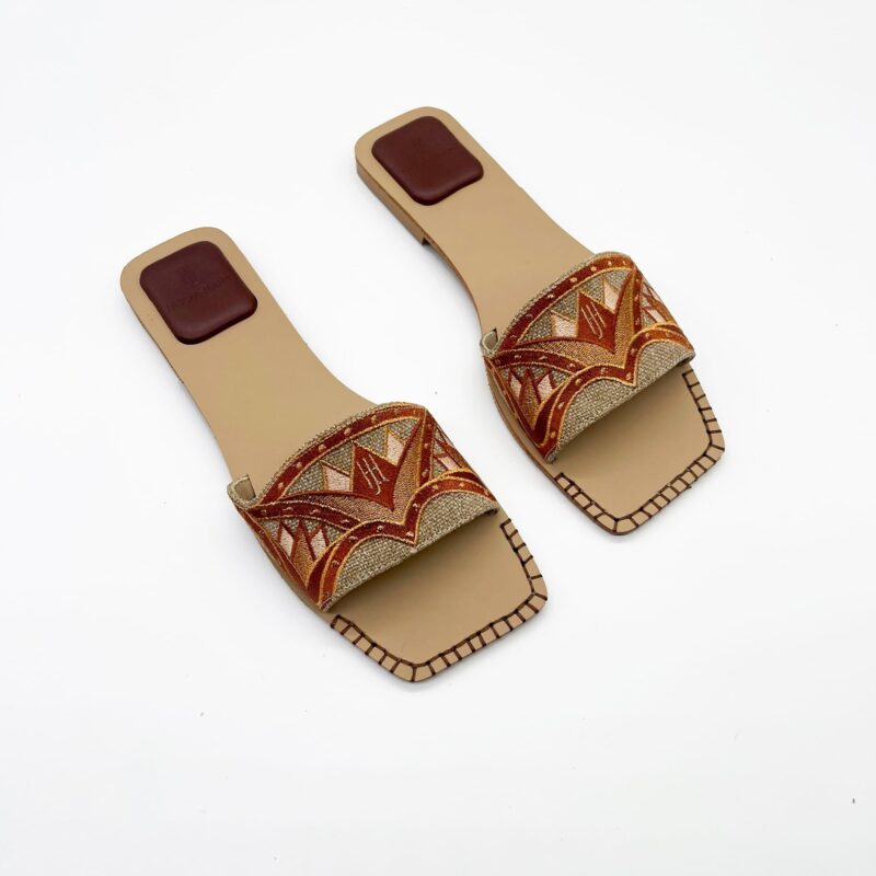 Nile Slippers Tan - Image 4