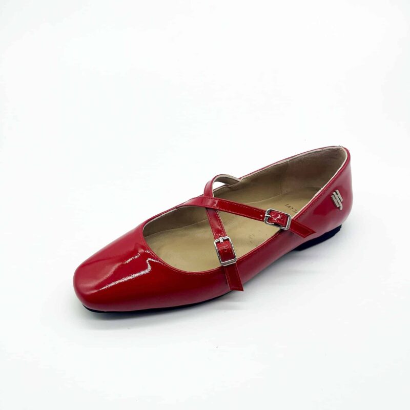 Double Crosser Ballet Flats Red - Image 7