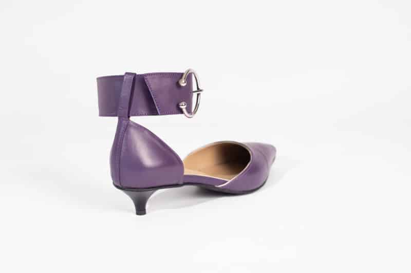 Buckled Kitty Pumps Indigo Purple - Image 8