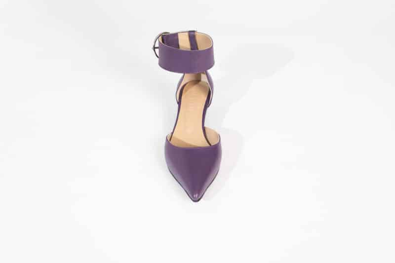 Buckled Kitty Pumps Indigo Purple - Image 2