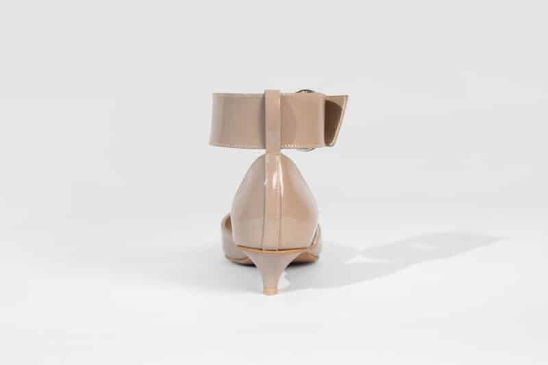 Buckled Kitty Pumps Taupe - Image 4