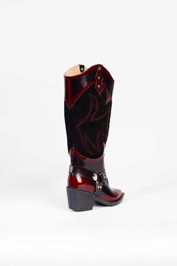 Spade Boots Burgundy - Image 8