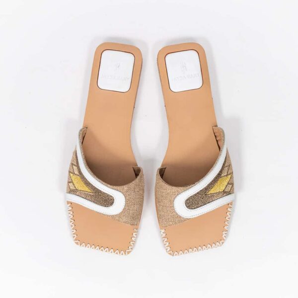 Sahar Slippers White - Image 2