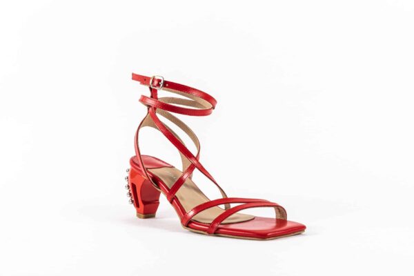 Swirl Sandals Red - Image 6