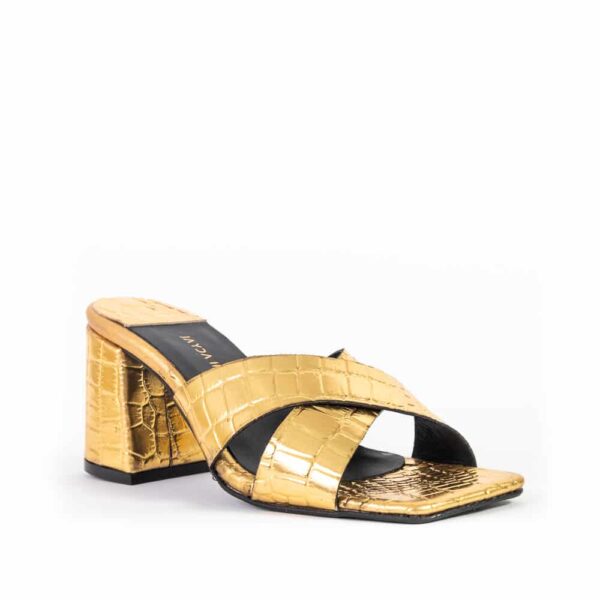 Crossover Mules Gold - Image 5