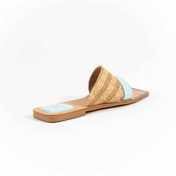 Kira Flat Slippers Blue - Image 3