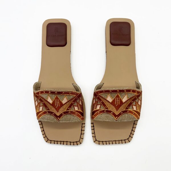 Nile Slippers Tan - Image 2