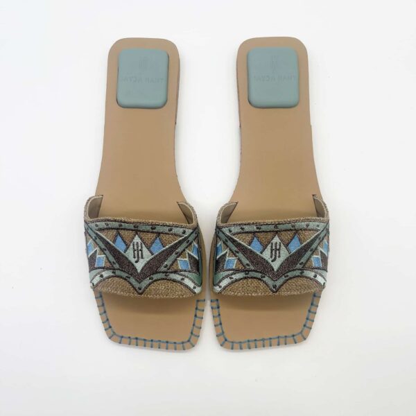 Nile Slippers Blue - Image 7